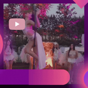 Aerial Hoop show video www.funenpartymatch.nl