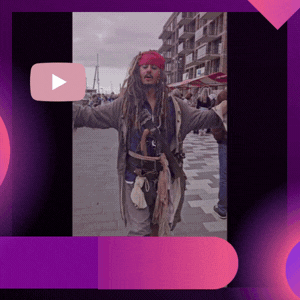 Captain Jack Sparrow look a like video www.funenpartymatch.nl