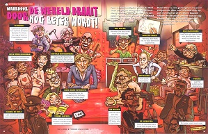 Karikaturist Bram live sneltekenaar www.funenpartymatch.nl