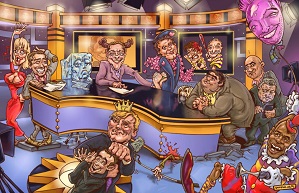Karikaturist Arne live tekenen www.funenpartymatch.nl