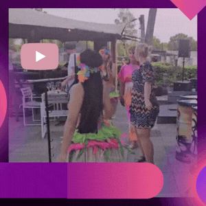 Tropical Drive in Show en Limbo Danseressen video www.funenpartymatch.nl