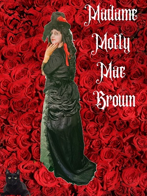 Halloween Entertainment Madame Molly Mae Brown © www.funenpartymatch.nl