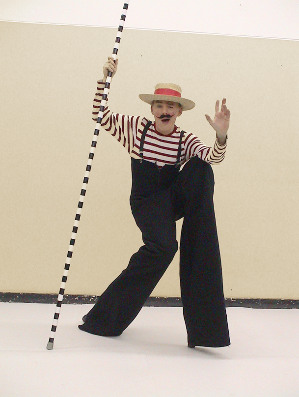 Italiaans typetje De Gondelier www.funenpartymatch.nl