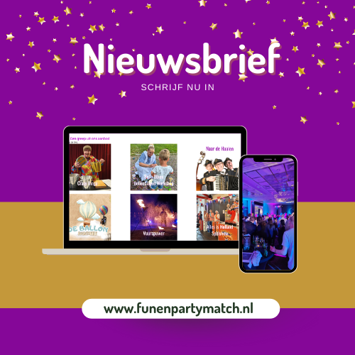 Nieuwsbrief - www.funenpartymatch.nl