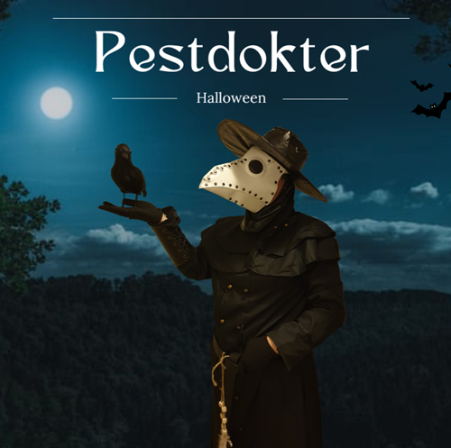 Pestdokter en Middeleeuwse Malloot - Halloween act www.funenpartymatch.nl