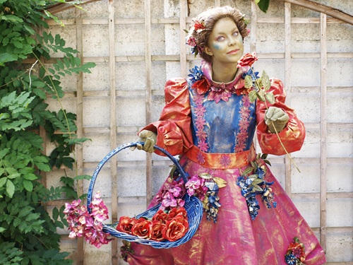 Standbeeld Bloemenpracht www.funenpartymatch.nl