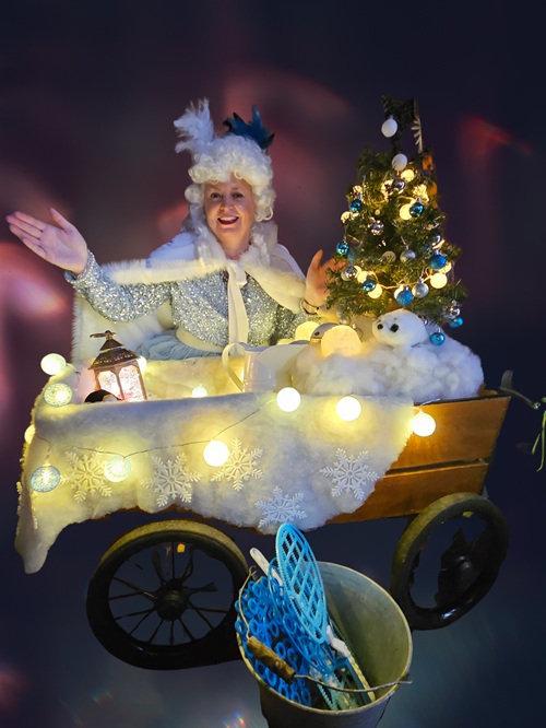Bella Blaas Winter Queen with Bubbles www.funenpartymatch.nl